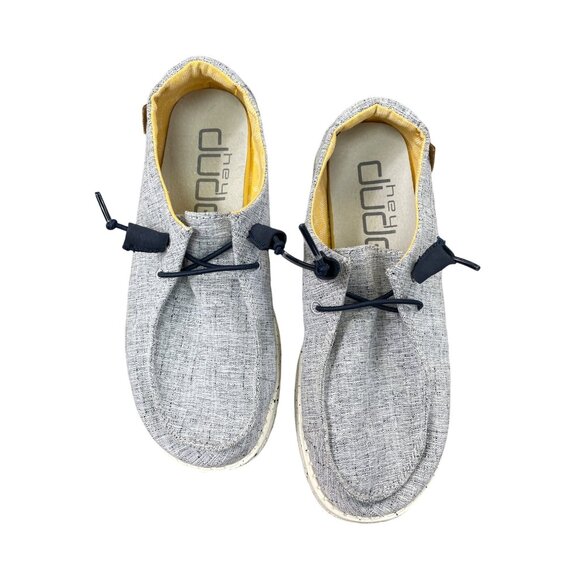 Hey Dude Wendy Womens Gray Slip-On Loafers Casual Shoes Size 6 SKU 8757 - Picture 15 of 16